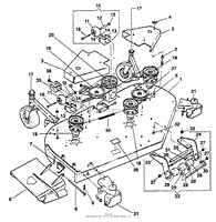 73&quot; OFZ Mower Deck Assembly