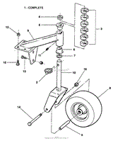 Rear Caster Assembly