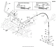 Parking Brake Group S/N: 2017681136 &amp; Below