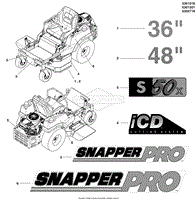 Snapper Pro 5900584 - S50XTB2436, 36
