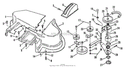 42&quot; Deck Cover, Blade Brake