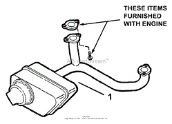 Exhaust Muffler, Engine