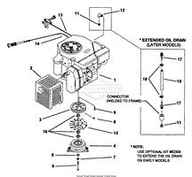 14 H.P. Engine Assembly