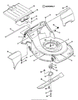 Engine, Cutting Deck, Blade