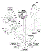 Engine Group - 20, 22 &amp; 23HP Briggs &amp; Stratton EFM Twin Professional Series