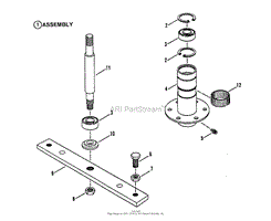 SPINDLE- 33&quot; CUTTING DECK