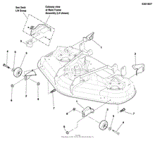 46&quot; Mower Deck Group - Rollers