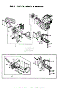 Assembly 2 - Clutch, Brake, &amp; Muffler