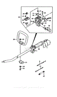 Assembly 8 - Throttle Lever, Handle, Drive Shaft