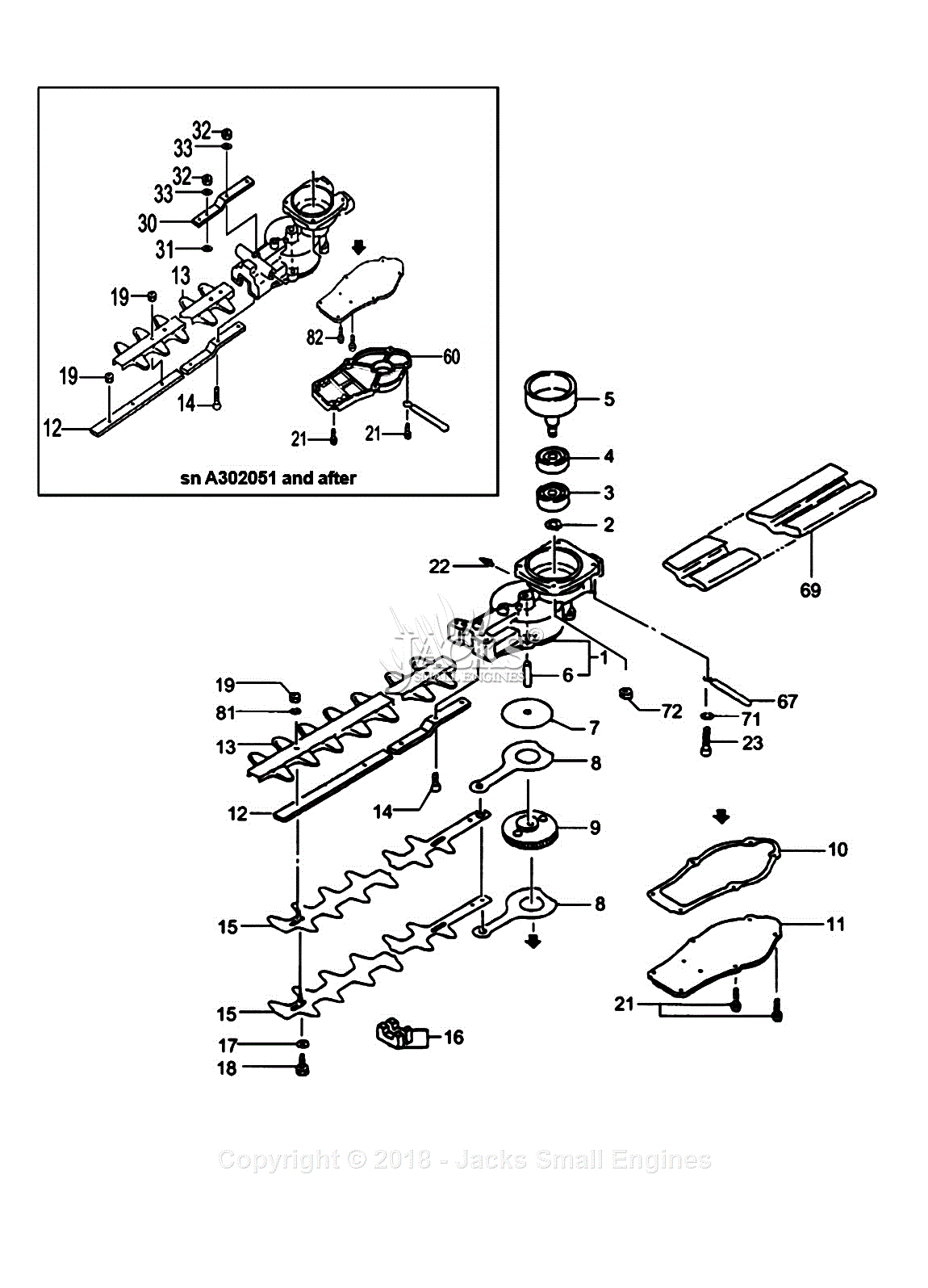 Tanaka THT-2100 Parts Diagram for Assembly 4 - Gear Case Tanaka THT-2100 Parts Diagram for Assembly 4 - Gear Case