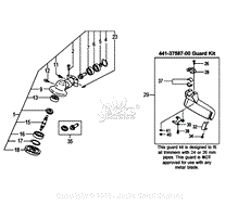 Assembly 8 - Gear Case, Safety Guard