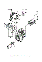 Assembly 4 - Muffler, Clutch &amp; Cover