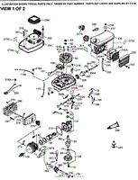 Engine Parts List #1