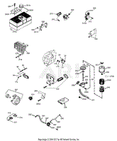 Engine Parts List #HM1003B