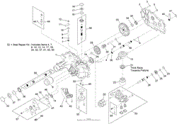 RH TRANSAXLE ASSEMBLY NO. 116-9712