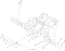 BAGGER MOUNTING ASSEMBLY FOR Z500 GAS FRAME