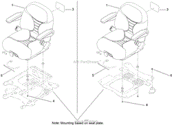 DELUXE SEAT KIT NO. 117-6174