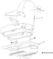 DELUXE SEAT KIT NO. 121-4812