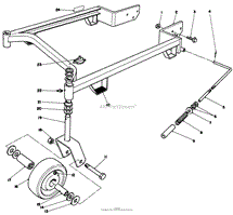 44&quot; CARRIER FRAME MODEL NO. 30144