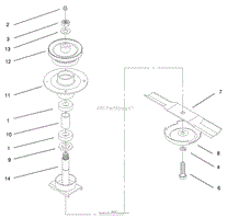 SPINDLE ASSEMBLY NO. 67-7600