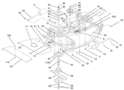 DECK AND SPINDLE ASSEMBLY