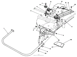 GRASS COLLECTION SYSTEM MODEL NO. 30557 (FOR CUTTING UNIT MODEL 305(2)