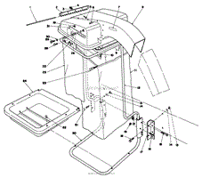 GRASS COLLECTION SYSTEM MODEL NO. 30557 (FOR CUTTING UNIT MODEL 30555)