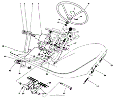 PEDALS AND STEERING WHEEL ASSEMBLY