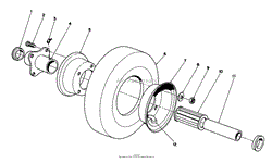 PNEUMATIC CASTER WHEEL ASSEMBLY (OPTIONAL)