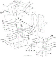 FAN DRIVE IDLER ASSEMBLY