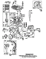 ENGINE MODEL NO. 130202 TYPE 0600-01 BRIGGS &amp; STRATTON