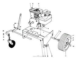 ENGINE AND BASE ASSEMBLY