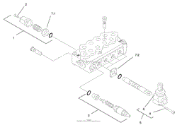 FOUR-SPOOL HYDRAULIC VALVE ASSEMBLY