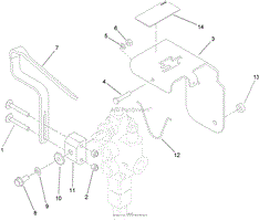 AUXILIARY VALVE CONTROL LEVER ASSEMBLY