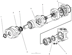 HYDRAULIC MOTOR AND ASSEMBLY