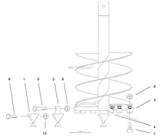 EARTH AUGER ASSEMBLY