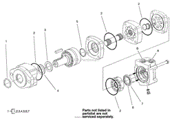 HYDRAULIC MOTOR ASSEMBLY NO. 99-6566