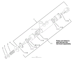 HYDRAULIC CYLINDER ASSEMBLY NO. 104-6094