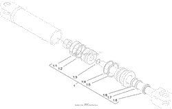 HYDRAULIC CYLINDER ASSEMBLY NO. 121-4470