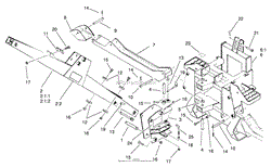 FRAME, BOOM AND STABILIZER ASSEMBLY