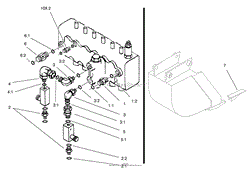 HYDRAULIC FITTING AND TOOTH ASSEMBLY