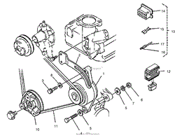 DYNAMO AND PULLEY ASSEMBLY