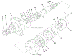 HYDRAULIC MOTOR ASSEMBLY NO. 98-4704