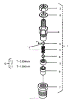 NOZZLE HOLDER (COMPLETE PARTS CONTINUED)