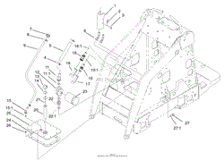 HYDRAULIC TANK AND FILTER ASSEMBLY