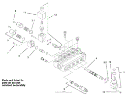 HYDRAULIC VALVE ASSEMBLY NO. 99-3070