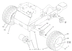 WHEEL AND MOTOR ASSEMBLY