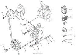 DYNAMO AND PULLEY ASSEMBLY