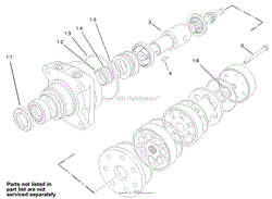 HYDRAULIC MOTOR ASSEMBLY NO. 99-3052