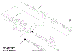 HYDRAULIC VALVE ASSEMBLY NO. 99-3077